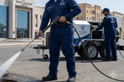 التخلص من رائحة المجاري — فريق فني ينفذ صيانة دورية لشبكة الصرف الصحي بالمدينة المنورة (صورة توضيحية)